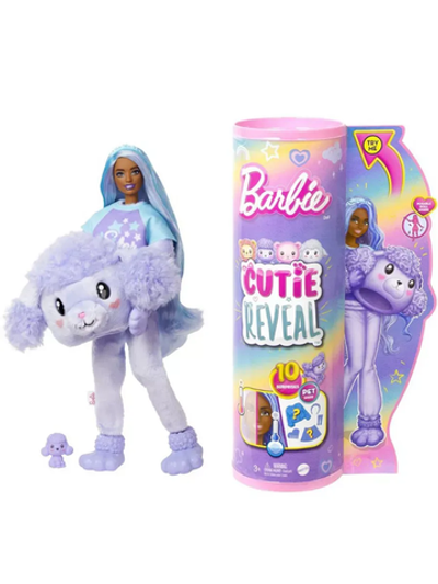 Барби Cutie Reveal HKR05, кукла в костюме пуделя с сюрпризом
