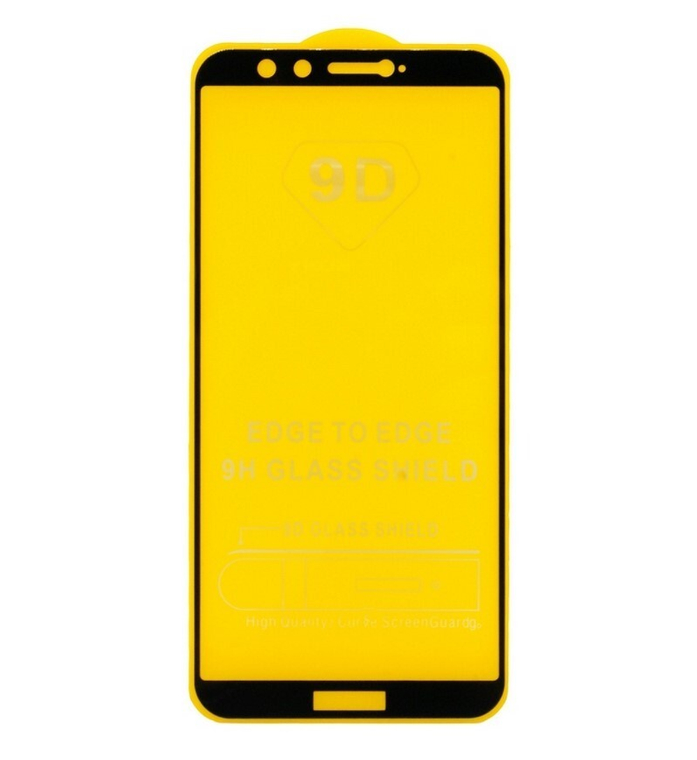 Защитное стекло Honor 9 Lite (черный) 9D тех.упаковка