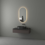 Зеркало Evoform с LED-подсветкой 21,5 W 50х100 см Сенсорный выключатель Теплый белый свет