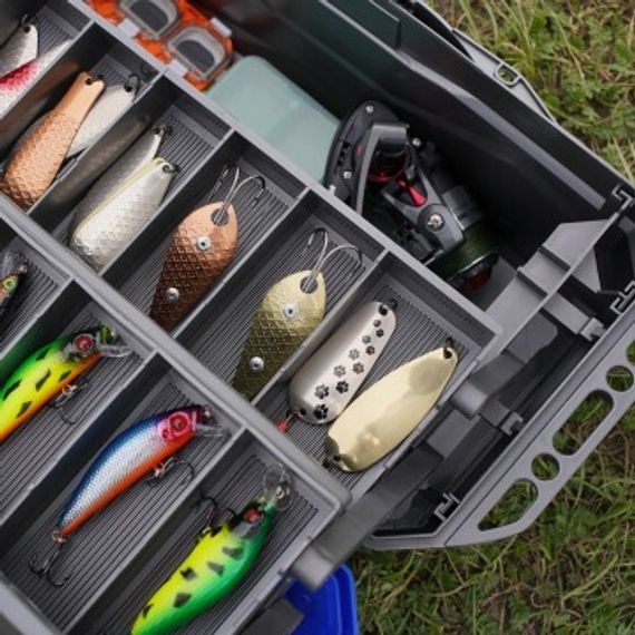 Ящик для снастей NISUS Tackle Box трехполочный синий (N-TB-3-B)