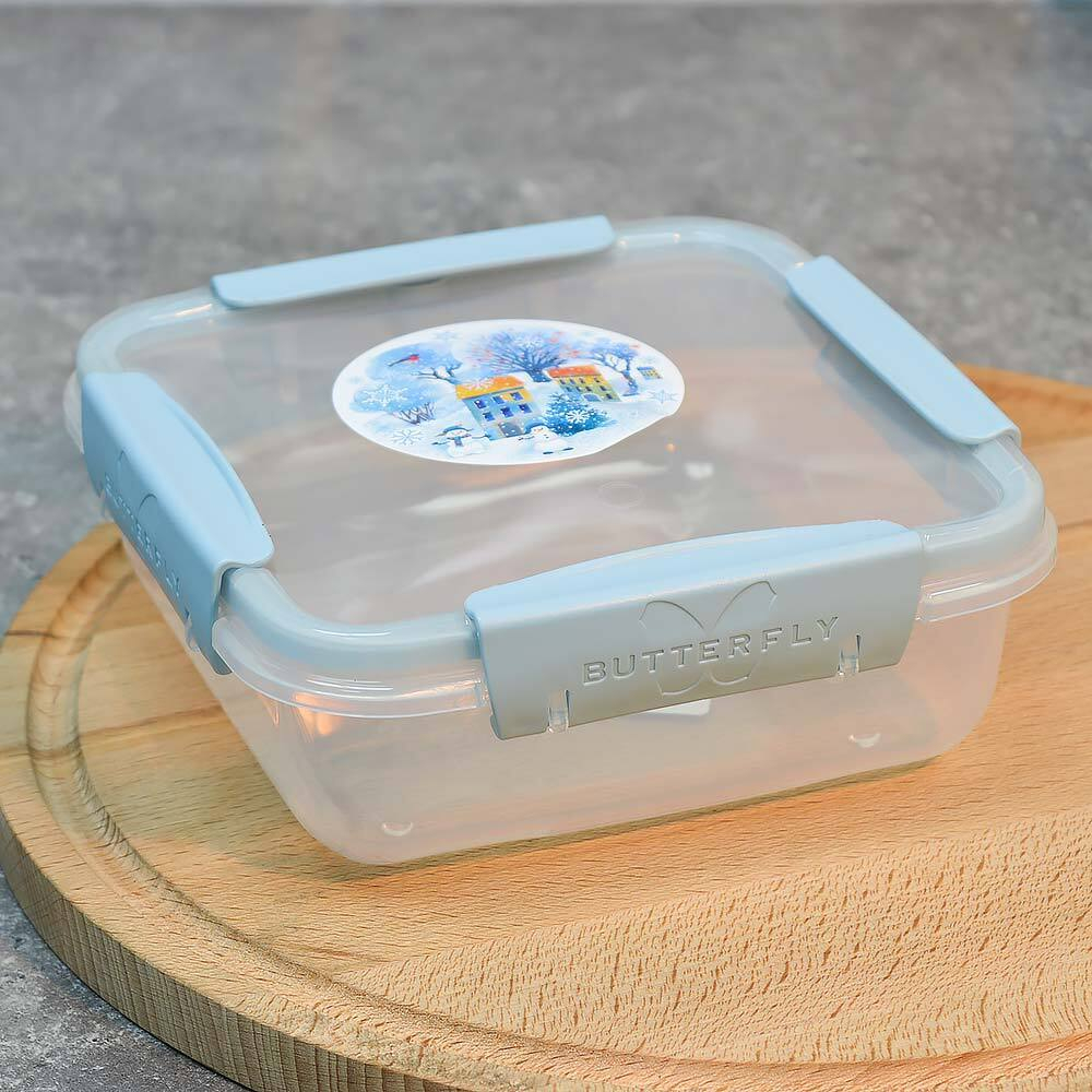 Контейнер 0,8л герметичный "Снежное настроение"