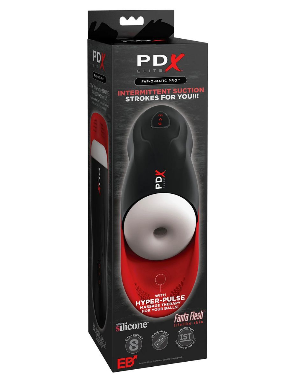 Автоматический мастурбатор PDX Elite Fap-O-Matic Pro (Цвет: белый с черным)