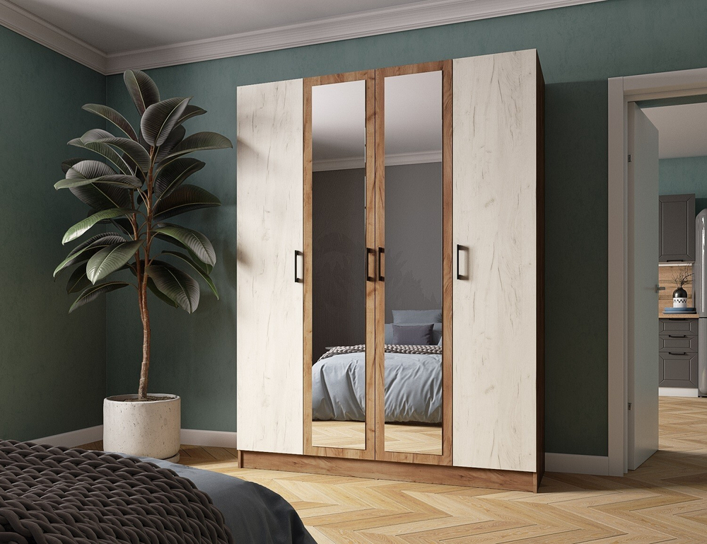 Шкаф Вегас 1600, дуб крафт табачный