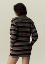 Поло укороченное в полоску 1’1’26