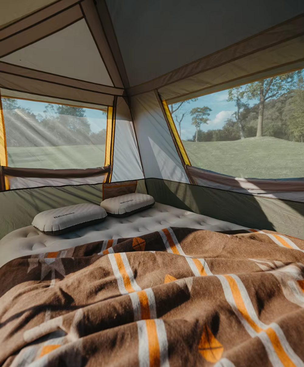 Палатка Naturehike Cape 5.2, 4-местная, быстросборная, серо-коричневая, артикул CNK2450WS037-LBG