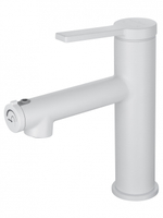 Смеситель для раковины с функцией полоскания WONZON & WOGHAND, Белый матовый (WW-H1017-MW)