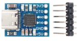 Преобразователь интерфейса MCU2012 mini USB-TTL на CP2102