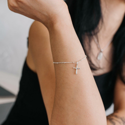 браслет cross tiny (крест)
