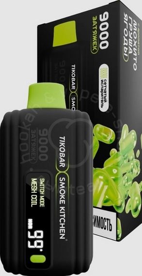Одноразовая ЭСДН «Tikobar x Smoke Kitchen SOLO X 9000» с ароматом Мохито Груша Ягоды