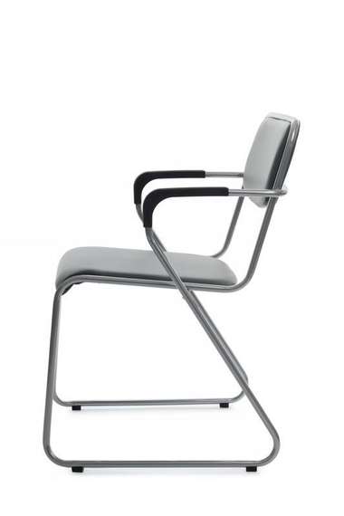 Кресло Nix Plus RCH OMKL-03 Серый/Металл окрашенный Хром