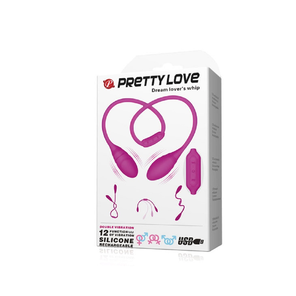 Вибростимулятор для пар Pretty Love Dream Lover's Whip 65,5 см