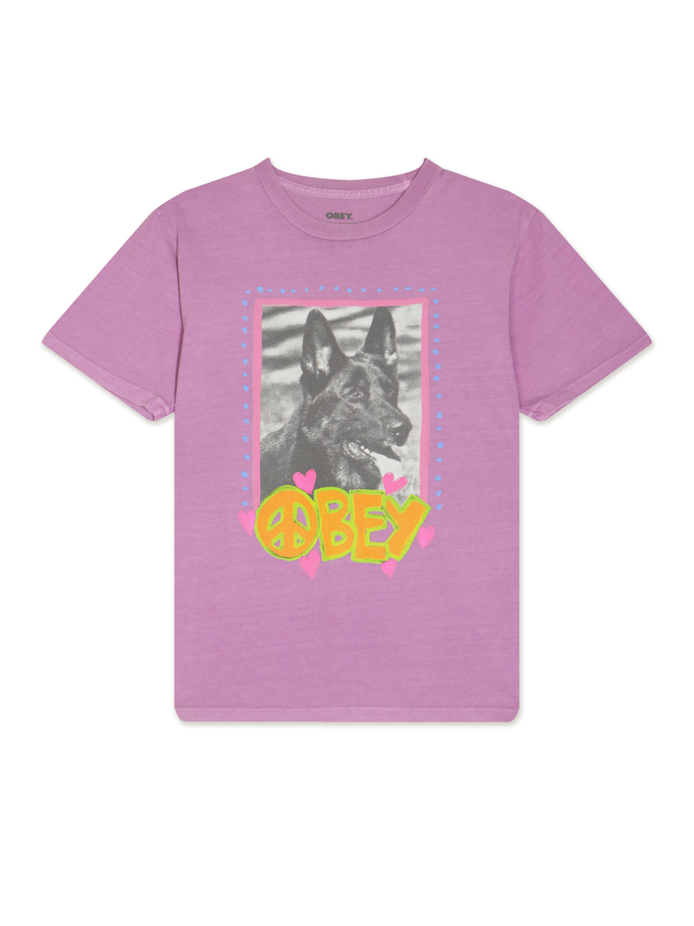 Женская Футболка Obey Love Dog