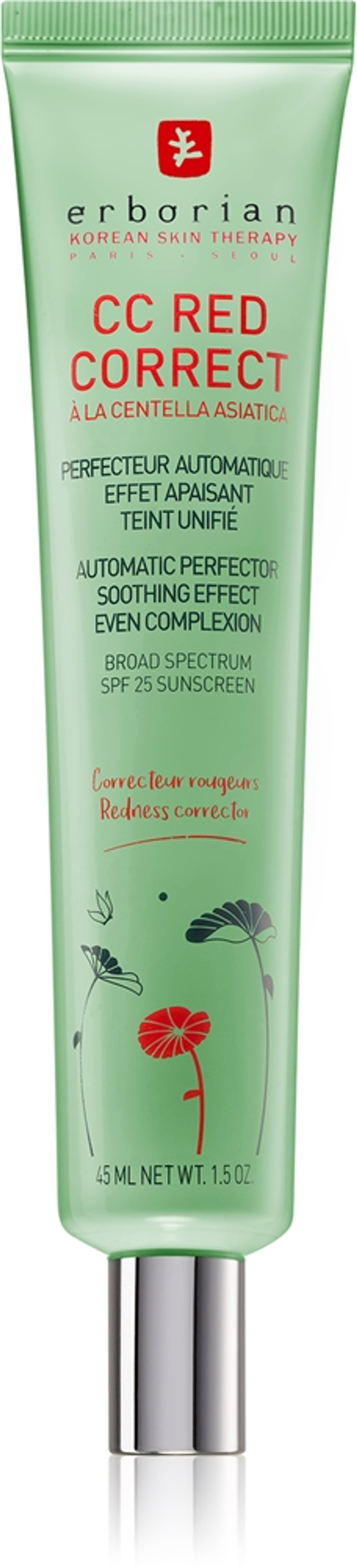 Erborian CC Red Correct - Крем CC против покраснений SPF 25, 45 ml