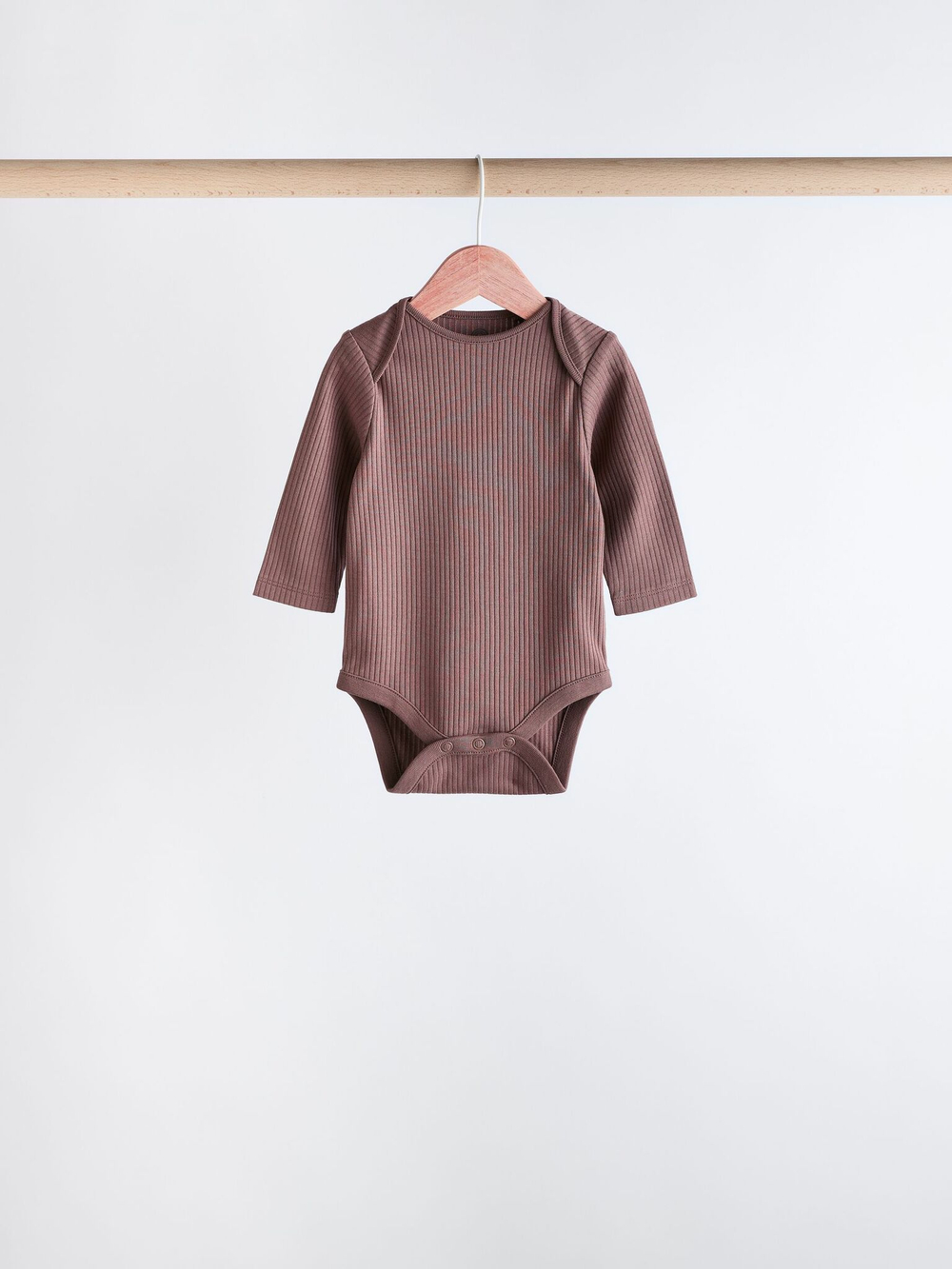 Боди с длинным рукавом для малышей Next K79-795, 5 шт., Хаки, Бежевый, Коричневый