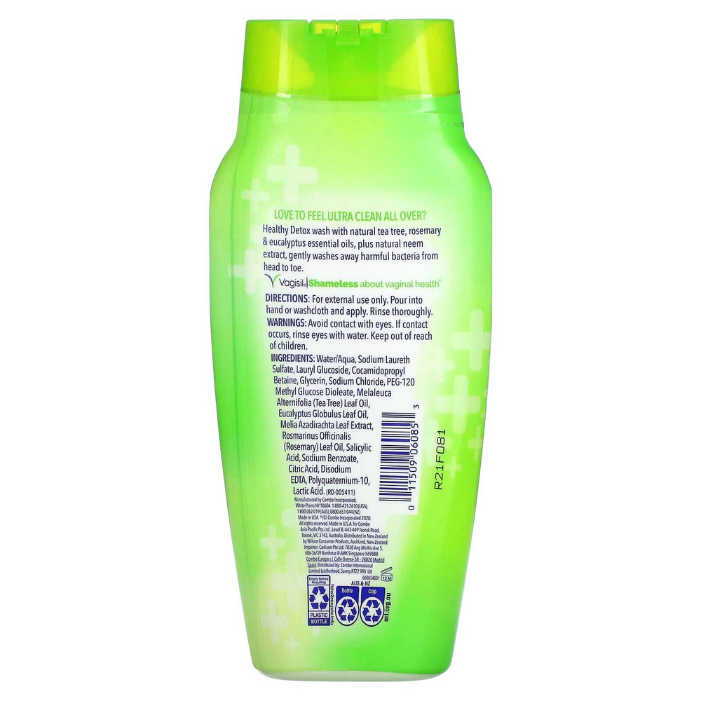 Vagisil, Healthy Detox, средство для полного очищения, 354 мл (12 жидк. унц.)