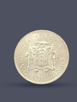 Монета 5 шиллингов (shillings) 1966 VIII Игры Содружества