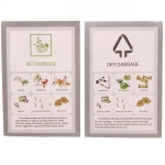 Корзина для мусора подвесная складная 25х17х29