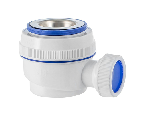 Сифон  для душевого поддона с нержавеющей чашкой (1 1/2"-40)