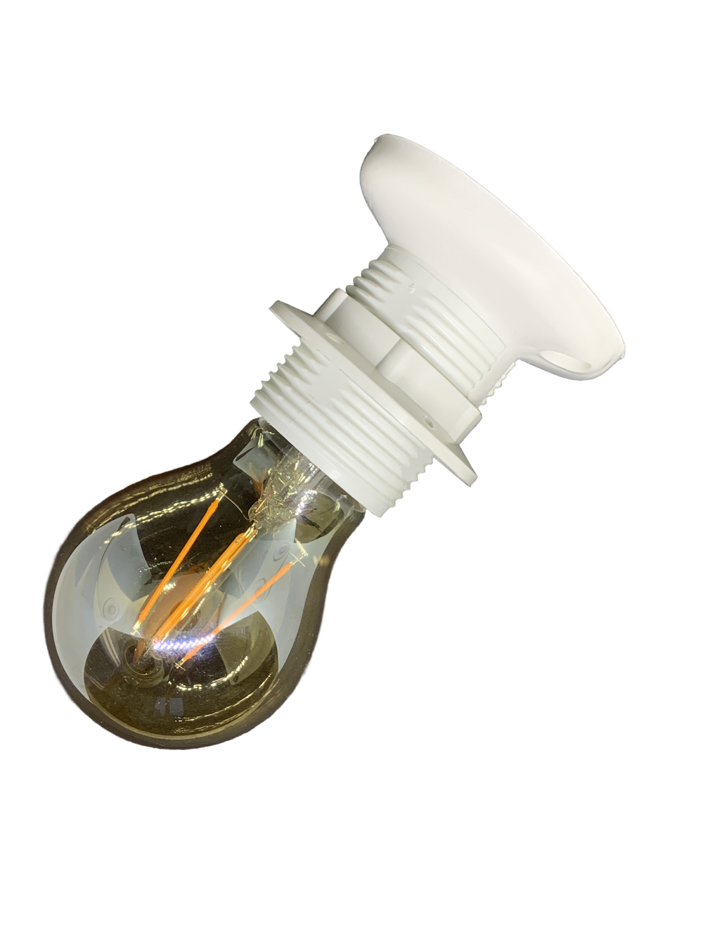 Патрон Е 27 для ламп с основанием белый