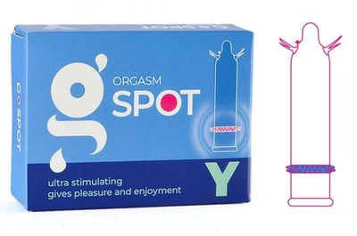 Стимулирующая насадка G-Spot Y (Цвет: прозрачный)