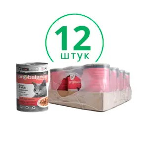 Консервы ProBalance Active для кошек, ведущих активный образ жизни