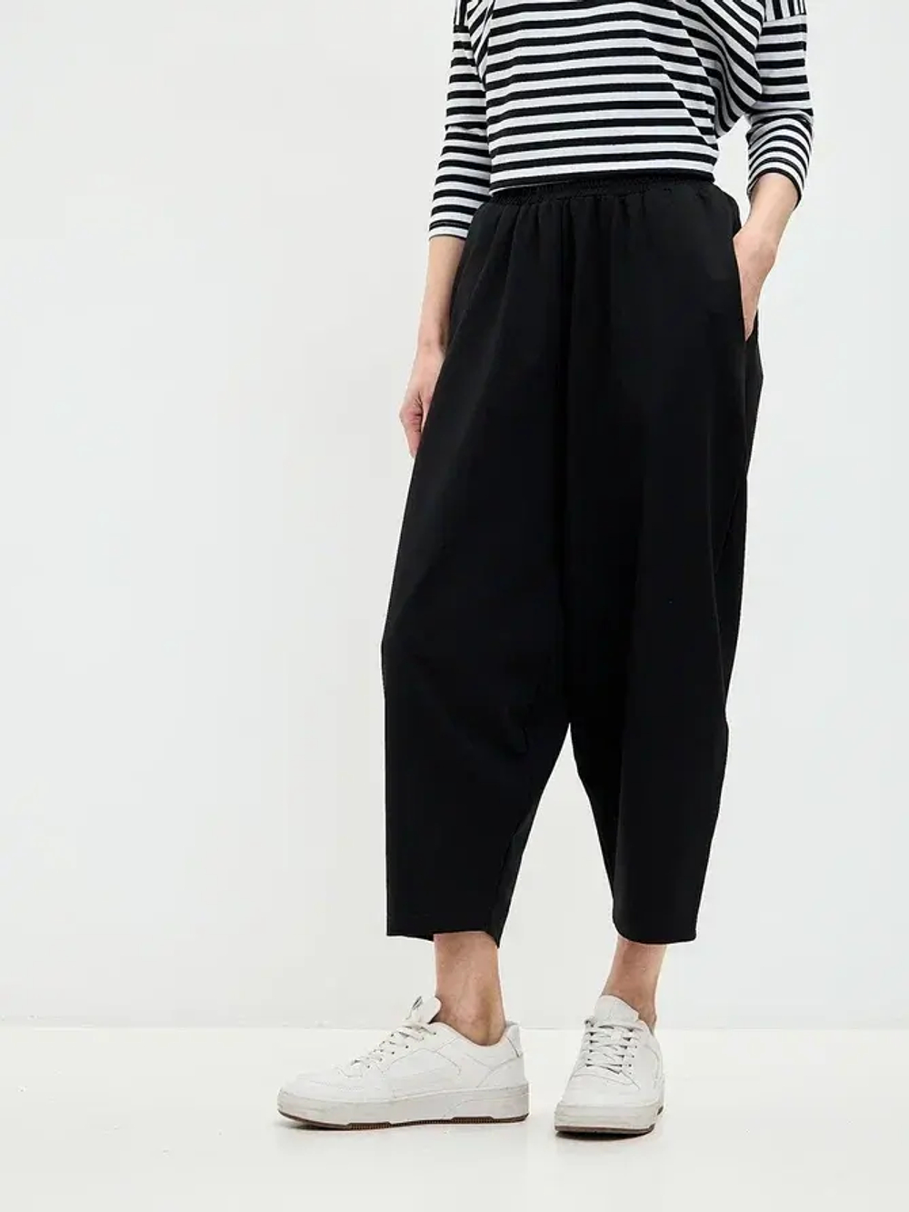 Штаны бананы оверсайз чёрный