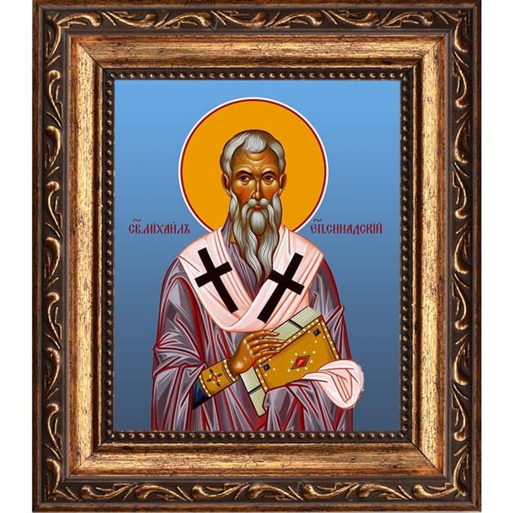 Михаил, епископ Синадский (Фригийский) святитель. Икона на холсте.