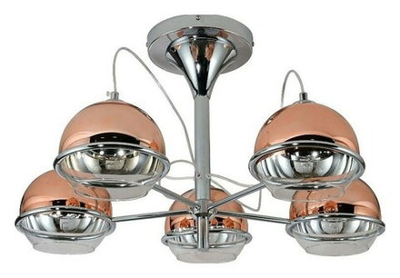 Люстра на штанге LUMINA DECO Veroni LDC 1029-5 R.GD