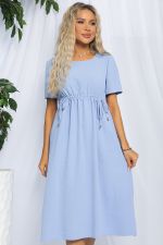 Платье Цветы Лета (голубое) П13057-18М LT Collection