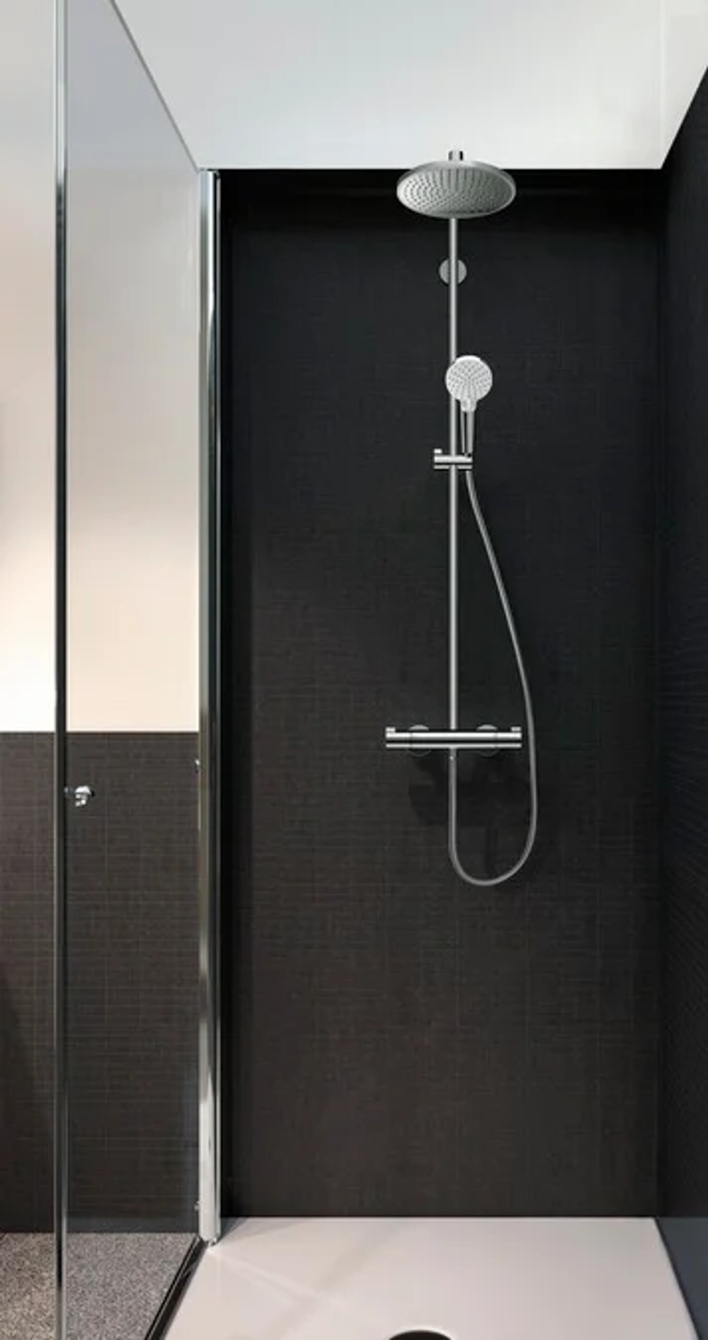 Душевая система Hansgrohe Crometta S Showerpipe 240 1jet с термостатом хром