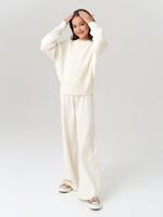 Джемпер для девочки AT1001 молочный