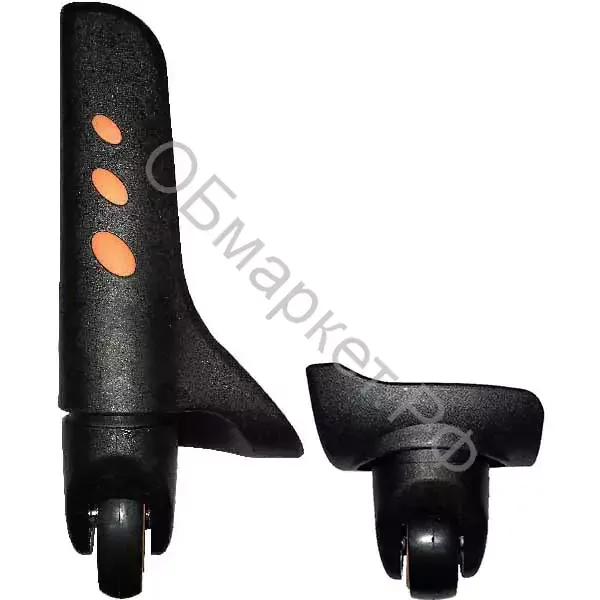 Колёса PLG-HK 22140, чёрные с оранжевой вставкой