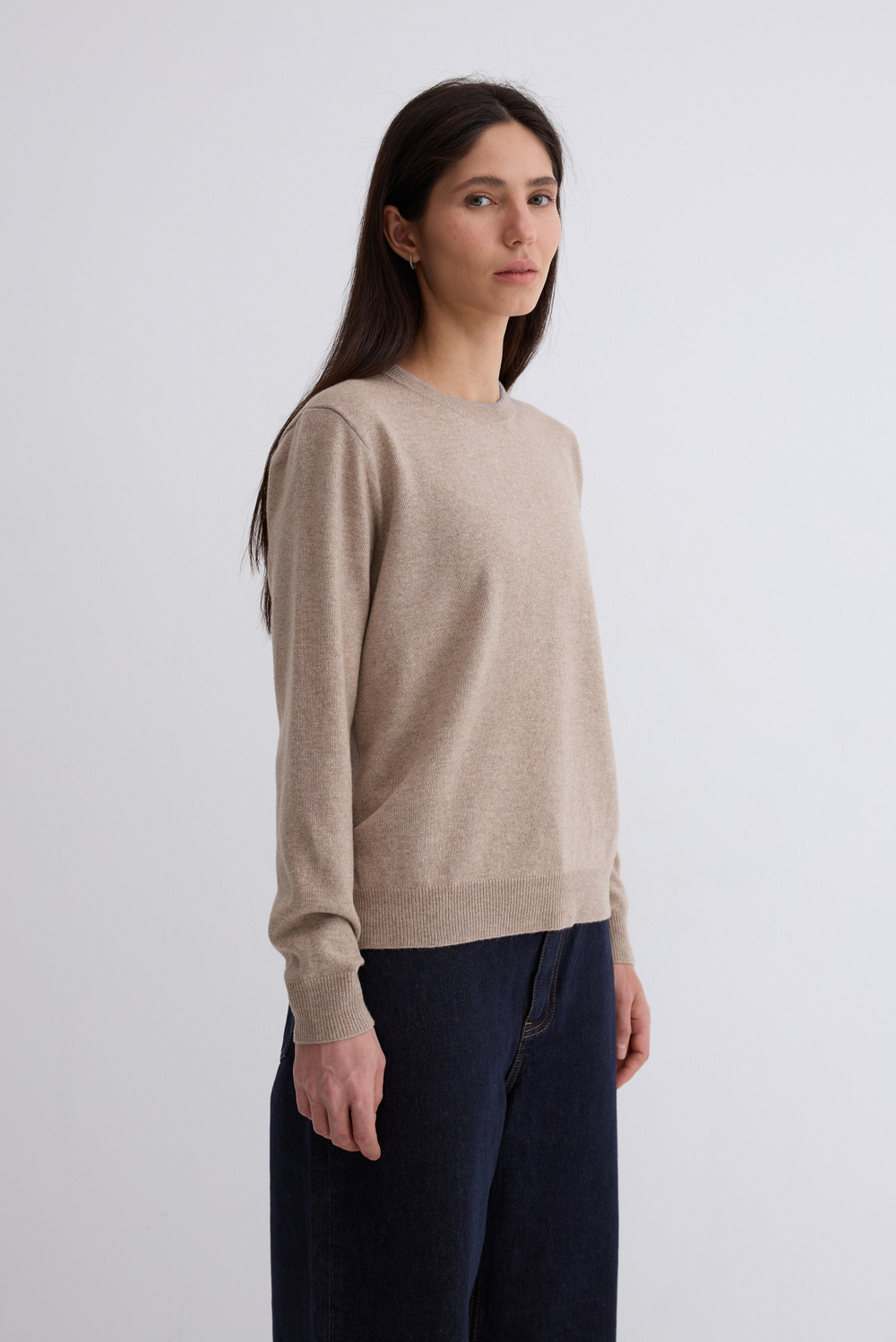 Джемпер Марта из кашемира, шёлка и мериноса