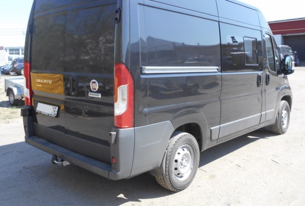 Фаркоп оцинкованный Galia C042A для Citroen Jumper, FIAT Ducato, Peugeot Boxer 2006- L1, L2, L3, L4(паспорт и сертификат в комплекте)(без электрики)