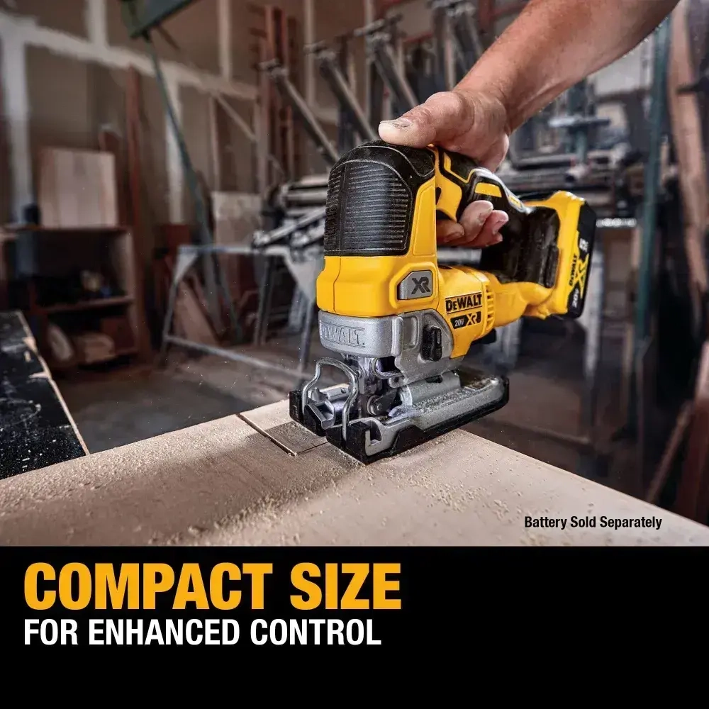 DEWALT DCS334 20 В Бесщеточная лобзиковая пила с переменной скоростью (без аккумулятора и зарядного устройства)