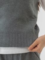 Жилет серый для девочки арт. АТ931