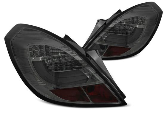 Задние фонари для Opel Corsa D 3D (06-14) LED Smoke