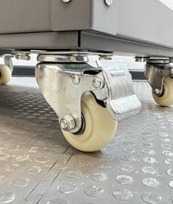 Тележка открытая на колесах 3 полки BSD133