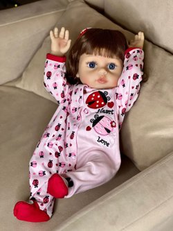 Кукла Реборн виниловая 48см в пакете (FA-061)