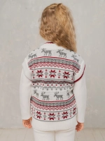 Жилетка вязаная на молнии