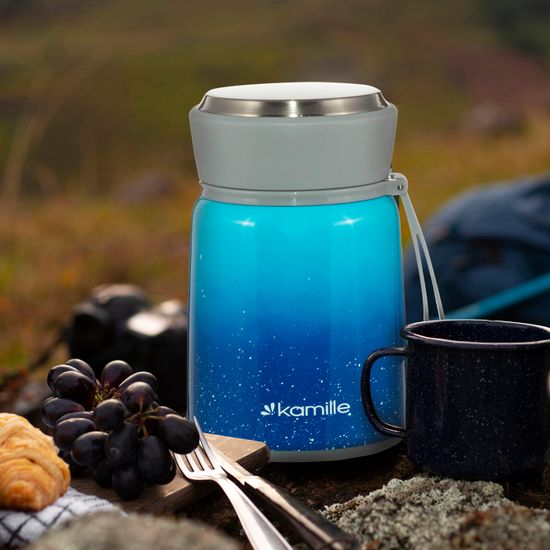 Термос пищевой 530 мл. из нержавеющей стали Kamille KM-2096