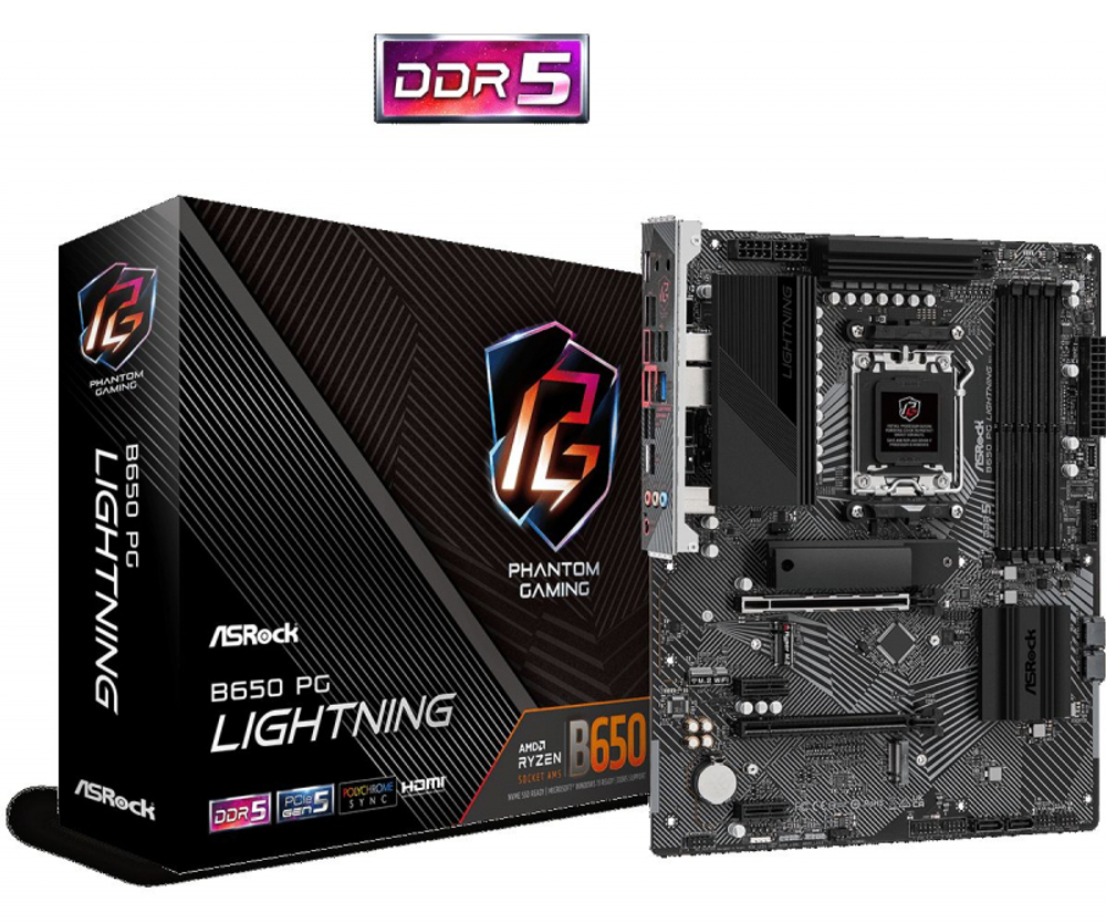 Материнская плата ASRock B650 PG LIGHTNING, RTL
