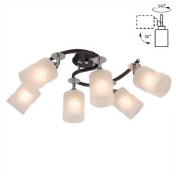 Citilux Сиерра CL119261 Люстра с поворотными плафонами Чёрная