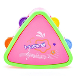 Бубен 16см, розовый, пакет 383-29