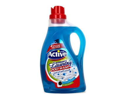 ACTIVE ИРАН / Гель для стирки белья универсальный "Poly Wash" Свежесть моря, 2500 мл х 6