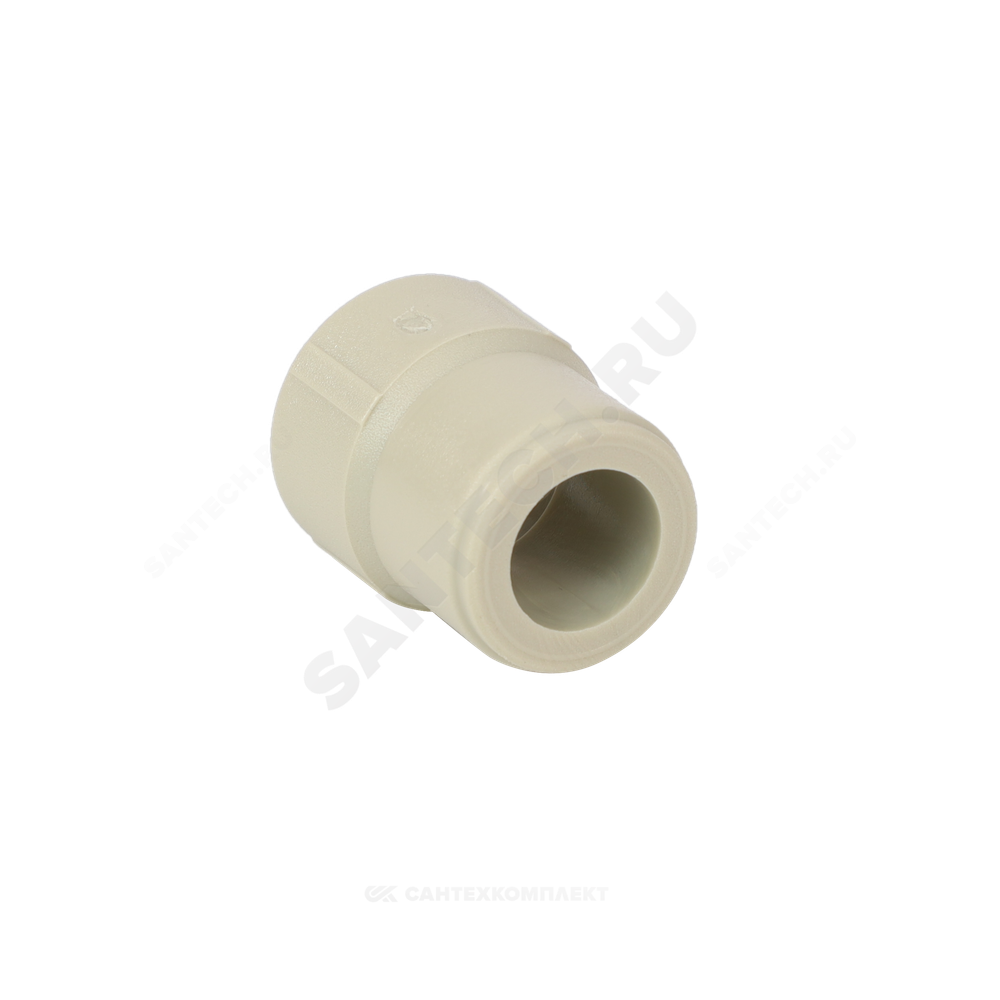 Муфта PP-R переходная серая Дн 63х50 внутр/наруж пайка VALFEX 10006350Г
