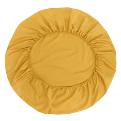 Простыня детская круглая на резинке 75х75х20 Tkano Essential горчичная