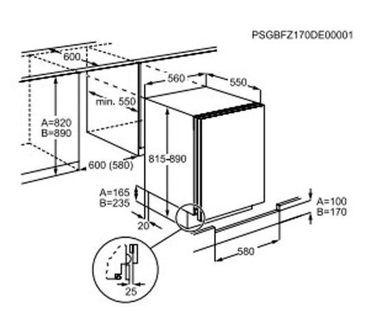 Встраиваемая морозильная камера Electrolux RYB2AF82S