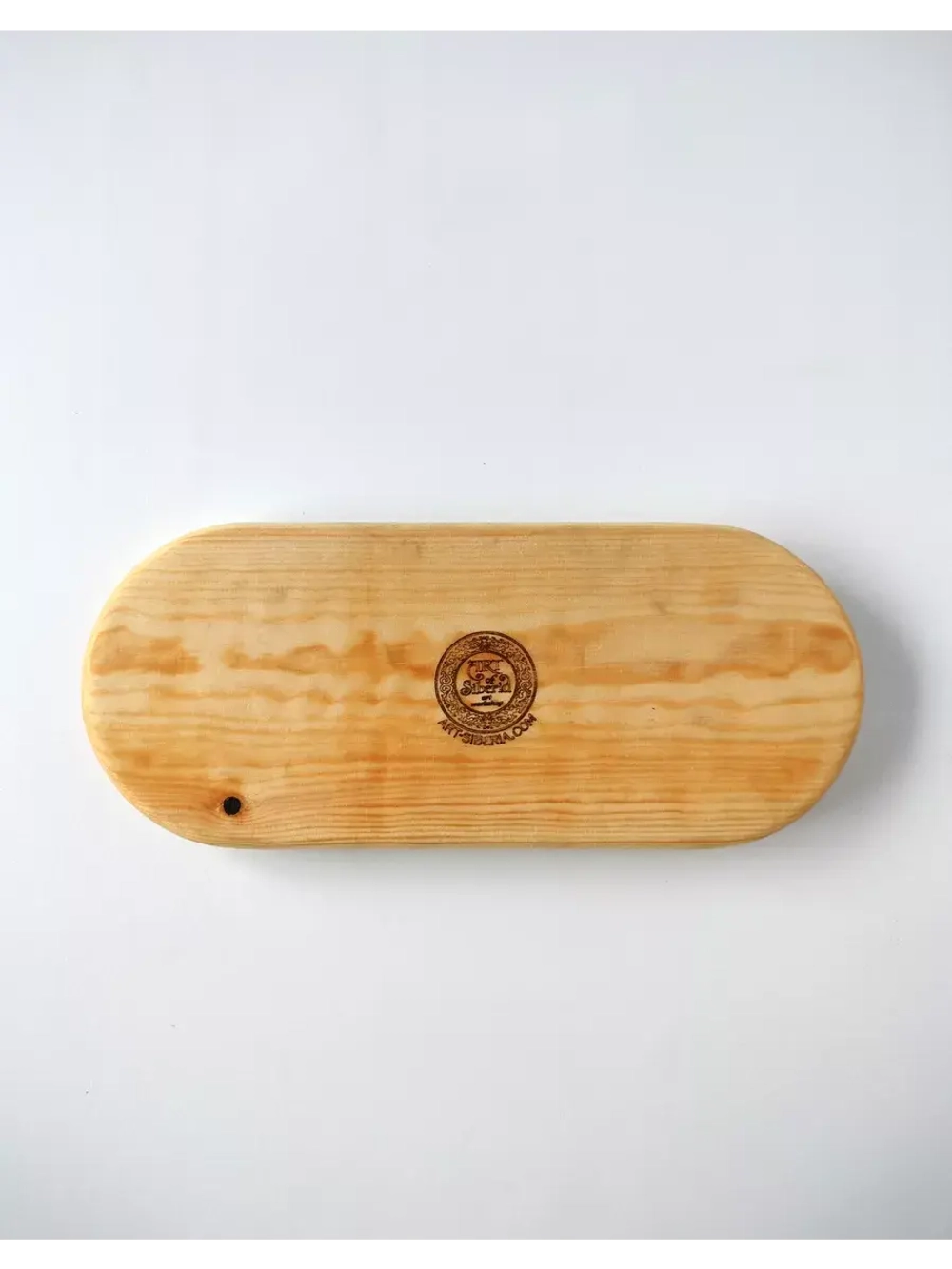 Поднос деревянный овальный