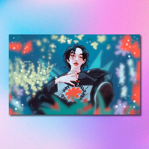 Арт принт / инок. / STRAY KIDS / Хёнджин #1